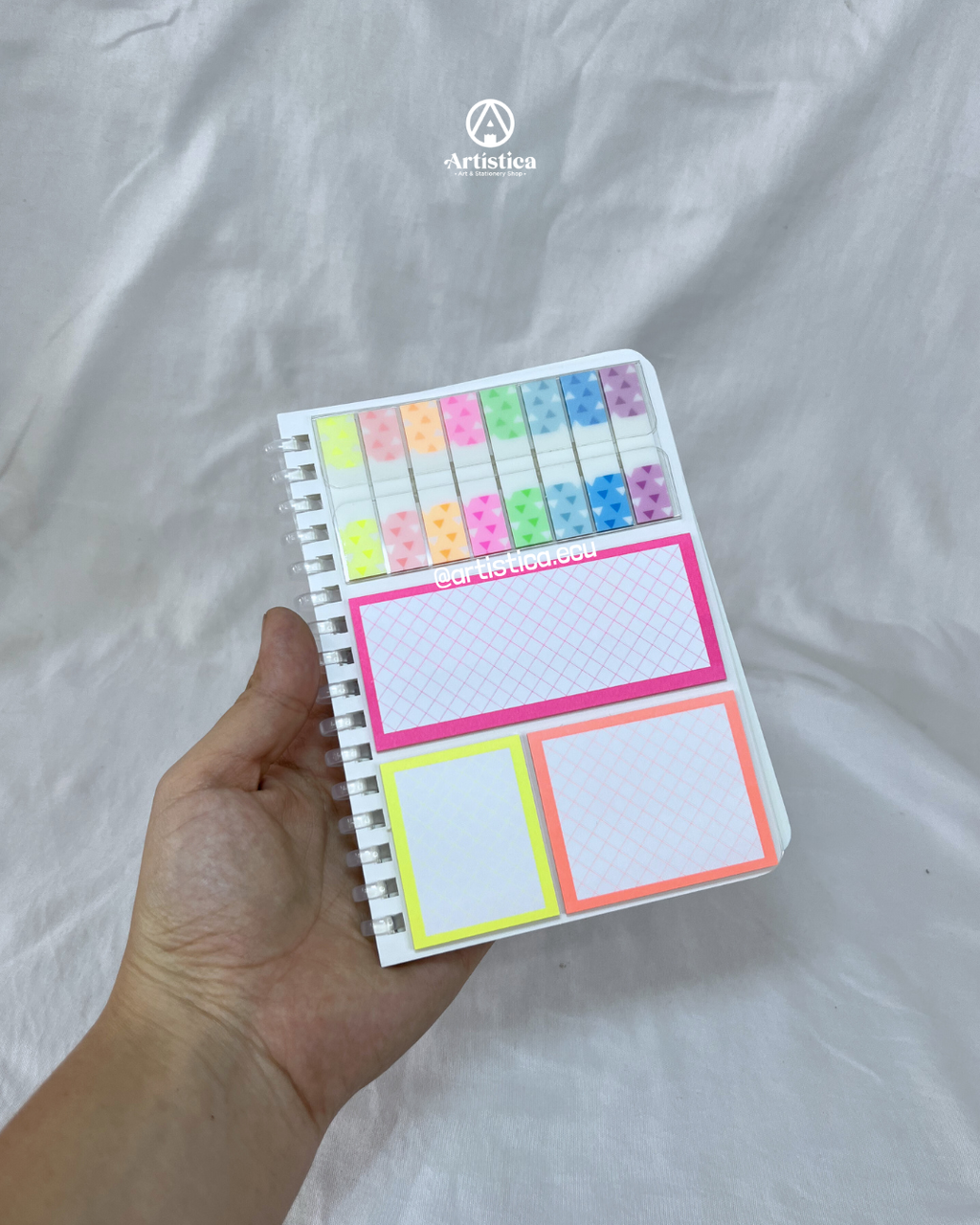 Libreta con notitas adhesivas