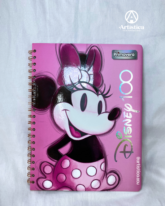 Cuaderno pasta dura a cuadros edición Disney