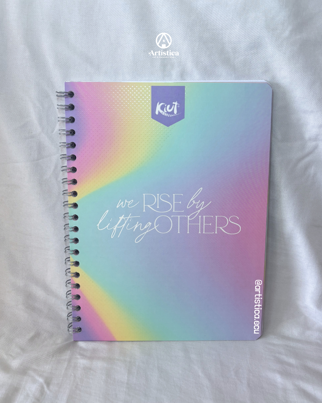 Cuaderno pasta flexible cuadros Kiut