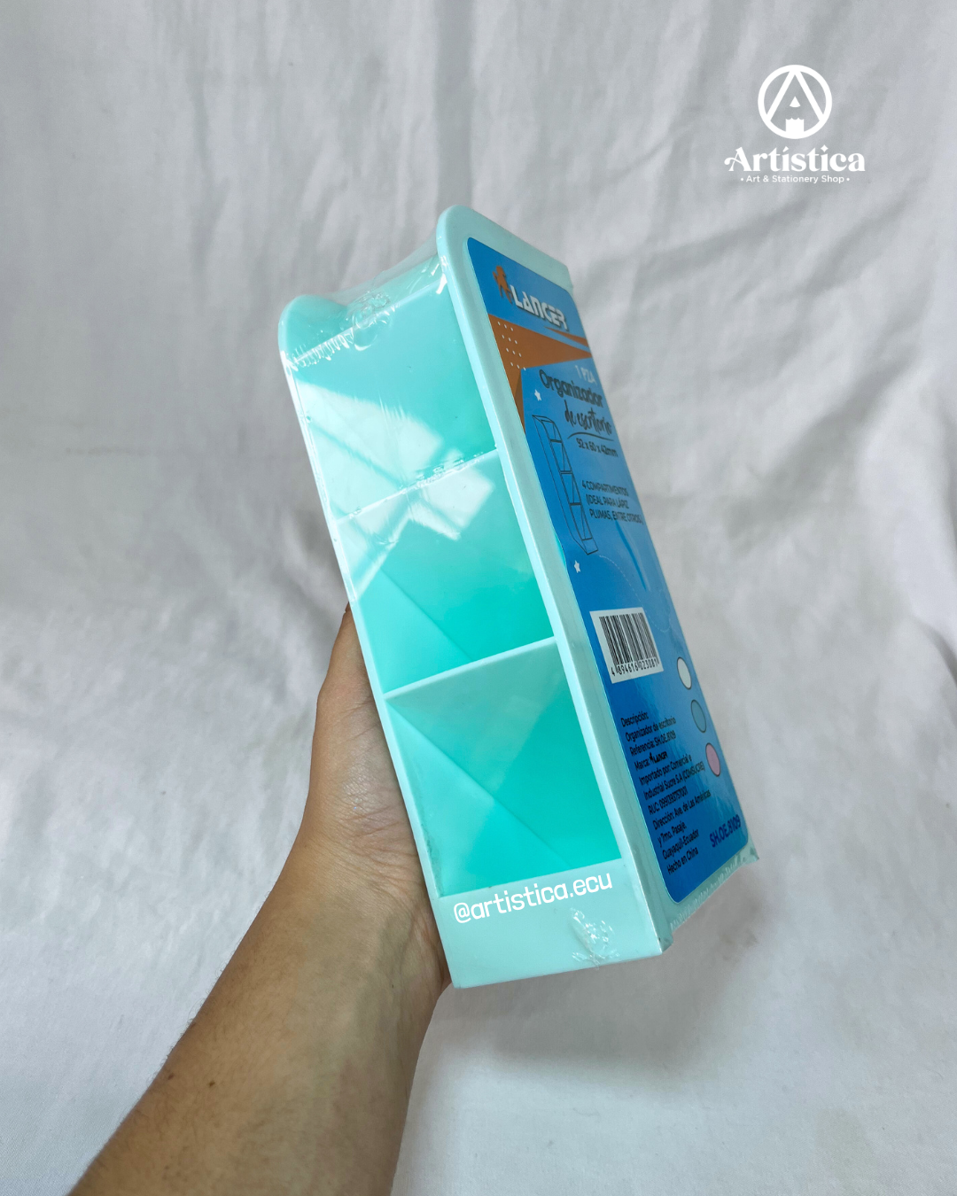 Organizador vertical tonos pastel