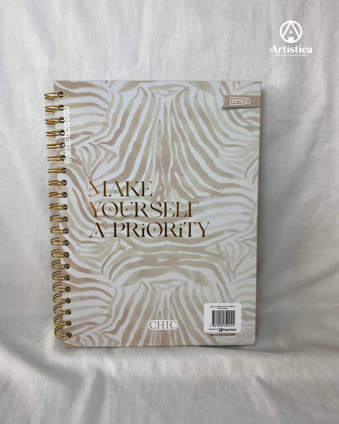 Cuaderno 200 hojas cuadros pasta dura Twins Modelo 6