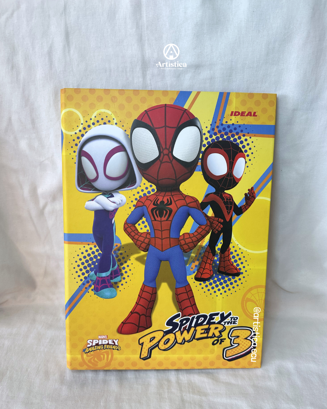 Carpeta 2 argollas Spiderman animado