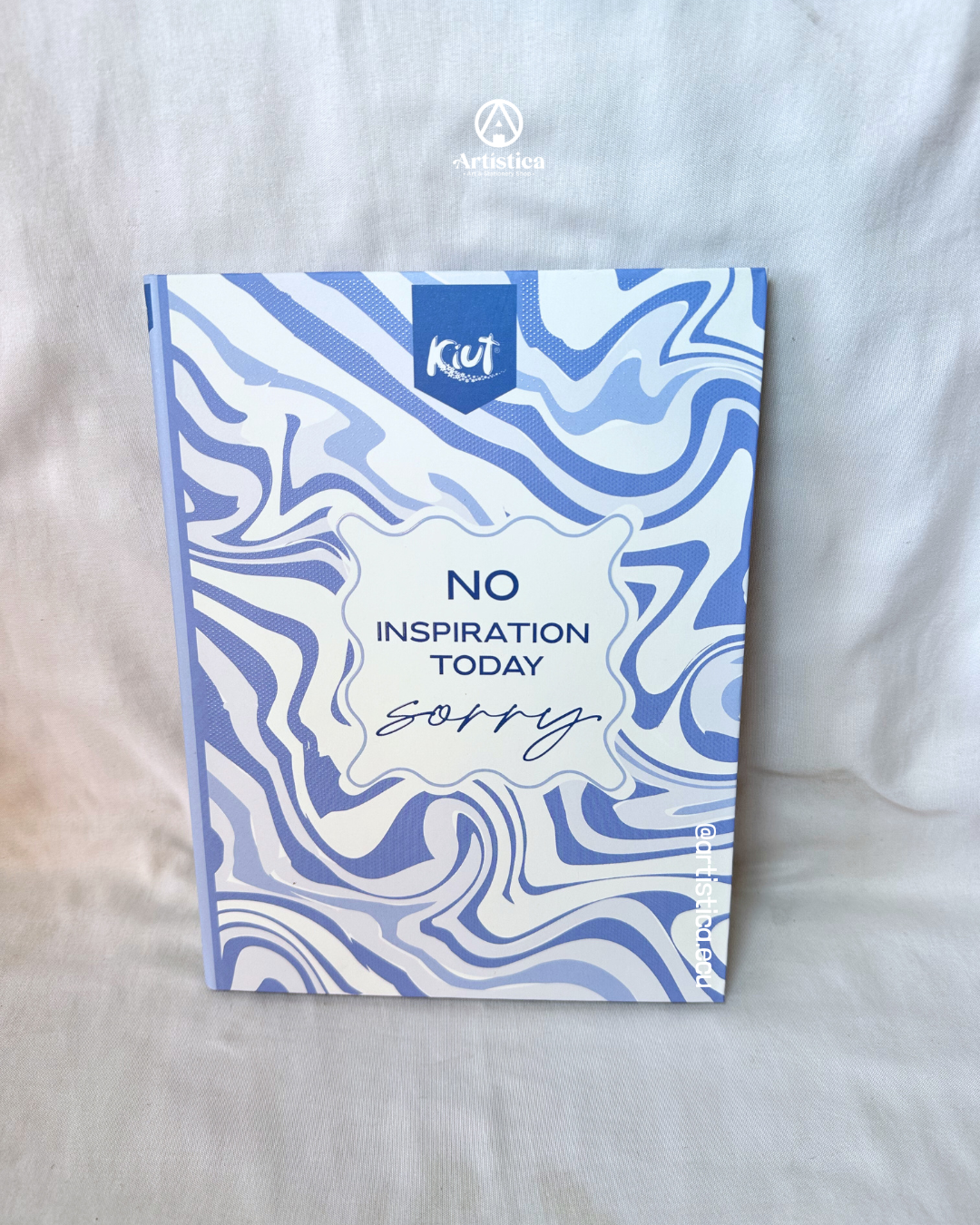 Cuaderno cosido pasta dura cuadros Kiut