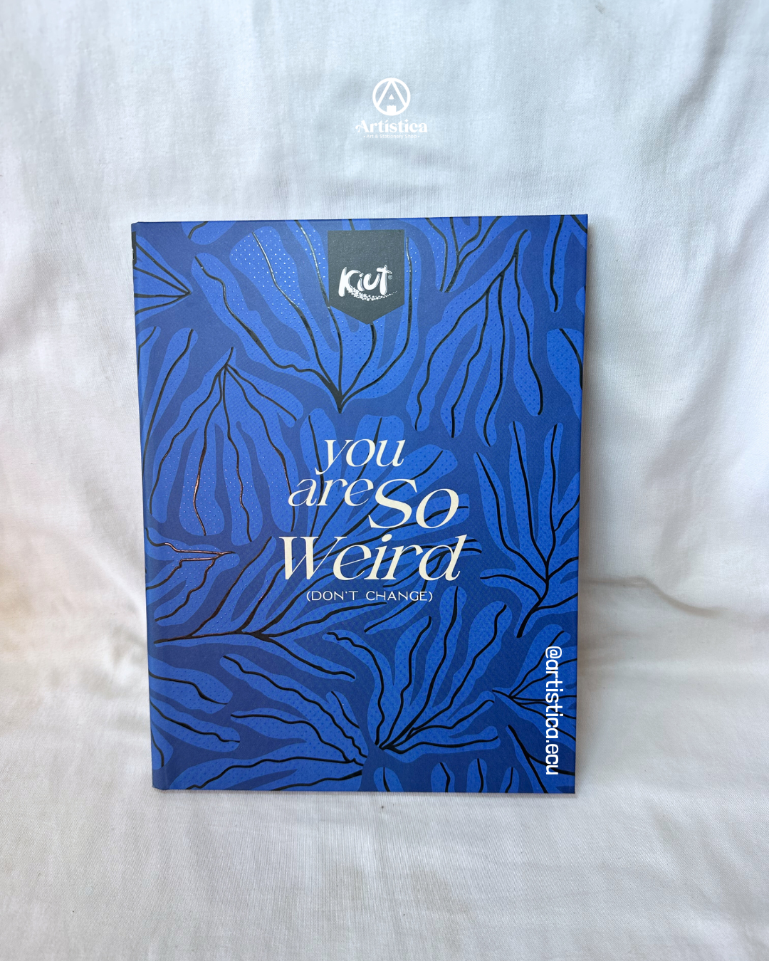 Cuaderno cosido pasta dura cuadros Kiut