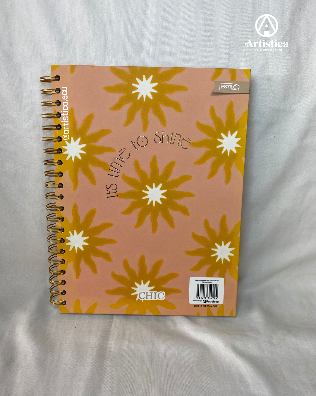 Cuaderno 200 hojas cuadros pasta dura Twins Modelo 2