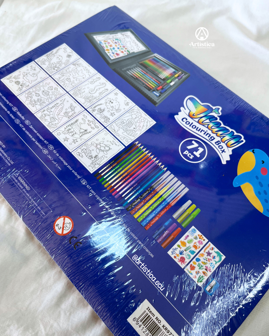 Kit Colouring Animales Marinos Keyroad