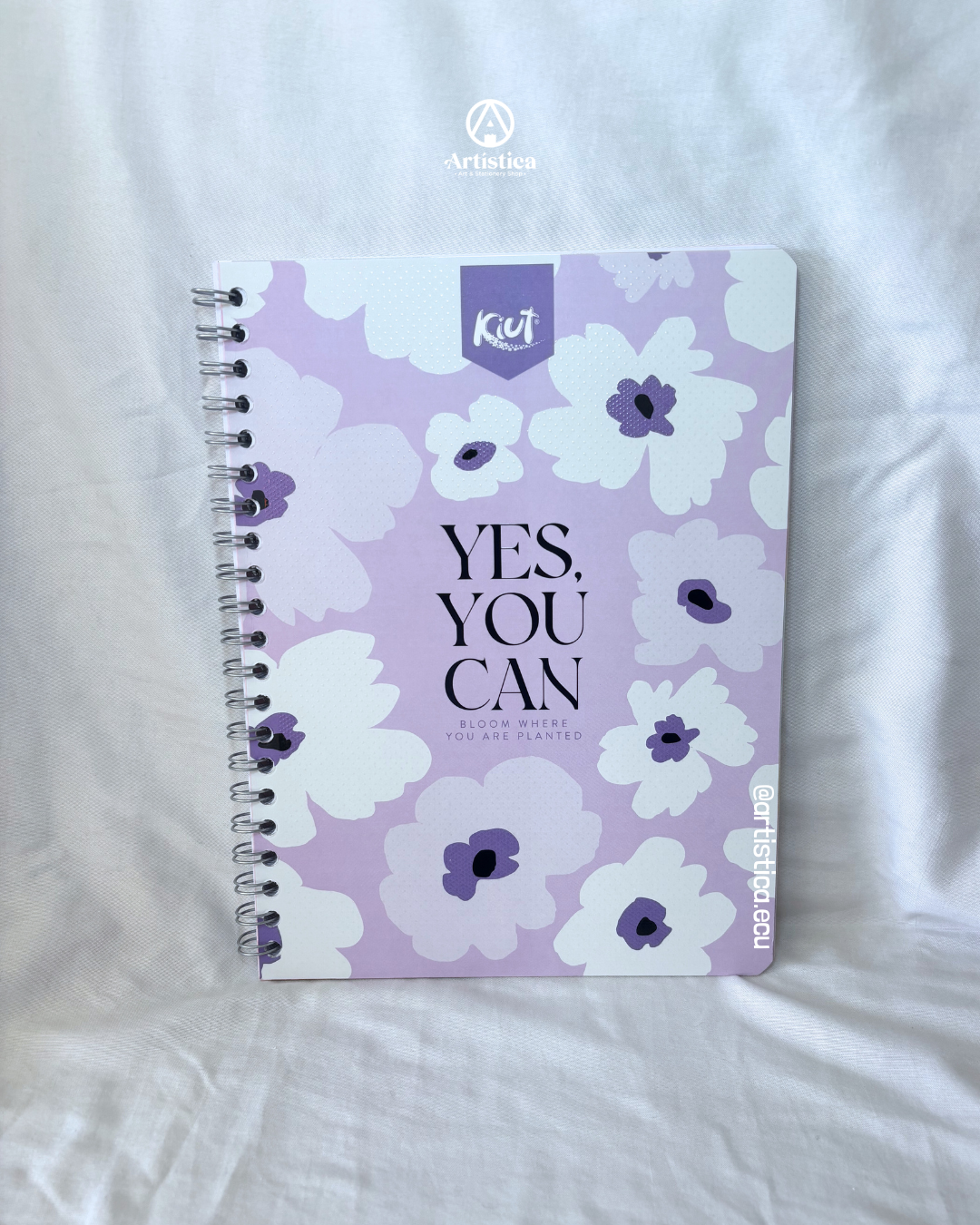 Cuaderno pasta flexible cuadros Kiut