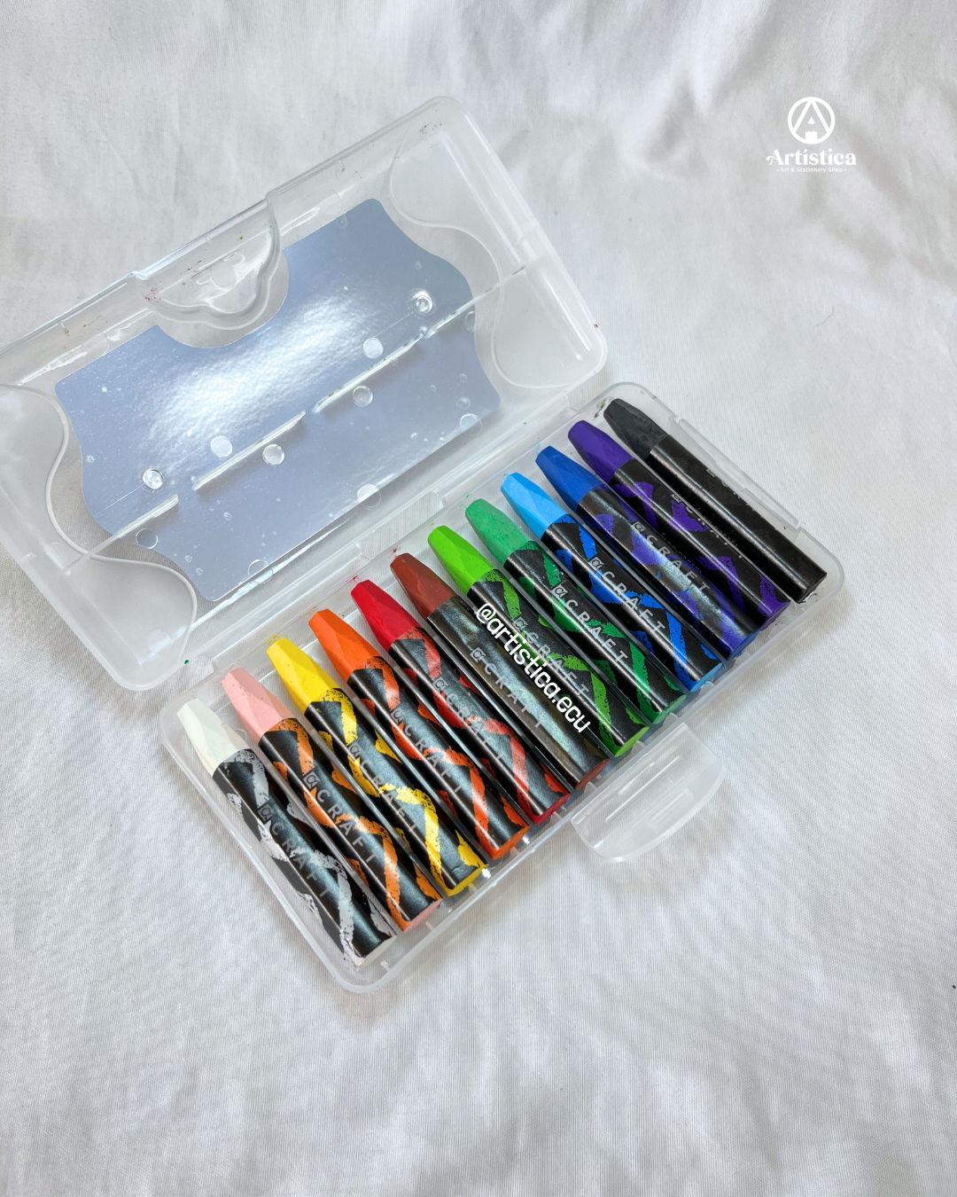 12 Crayones oleo pastel
