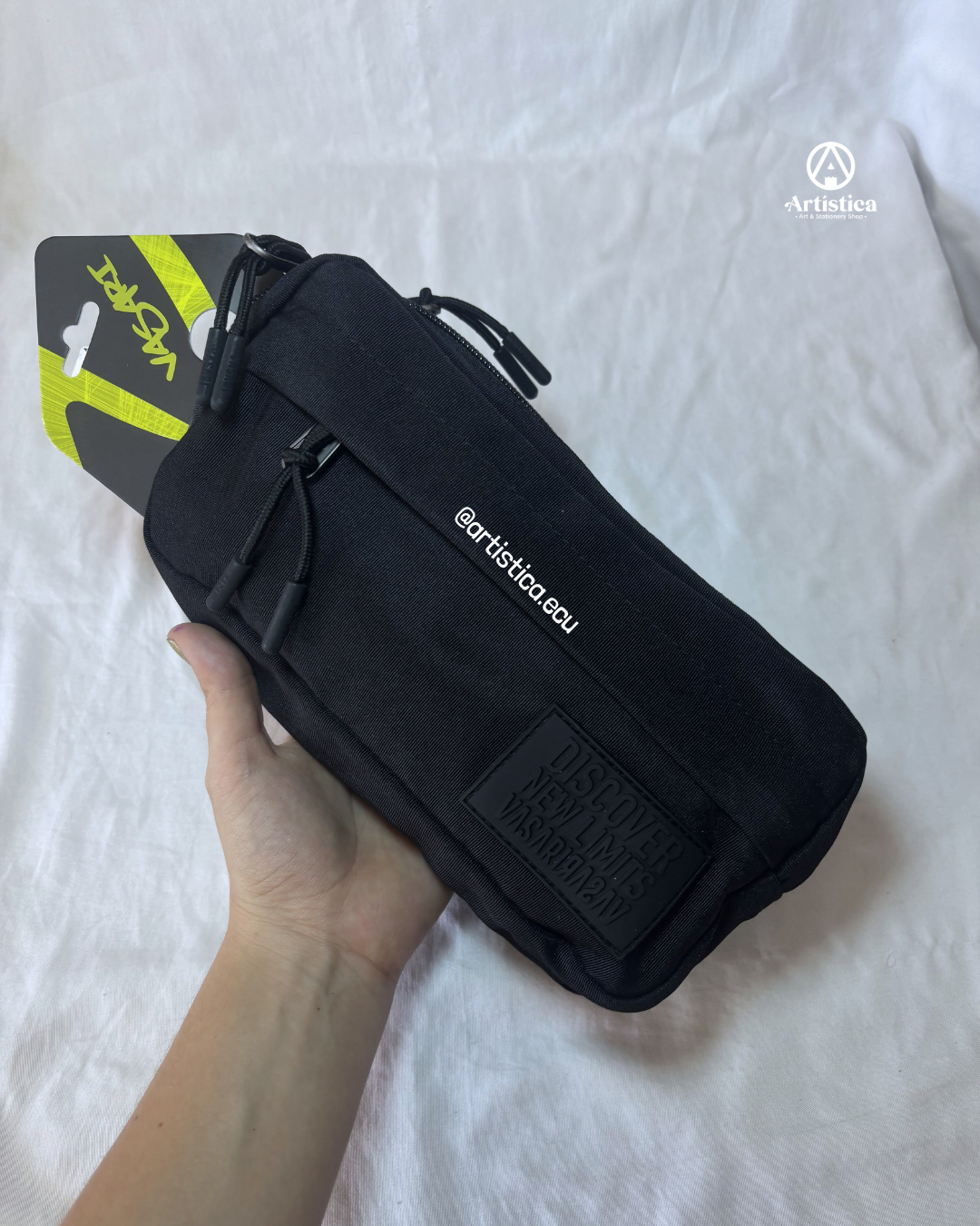 Cartuchera triple negra Vasari