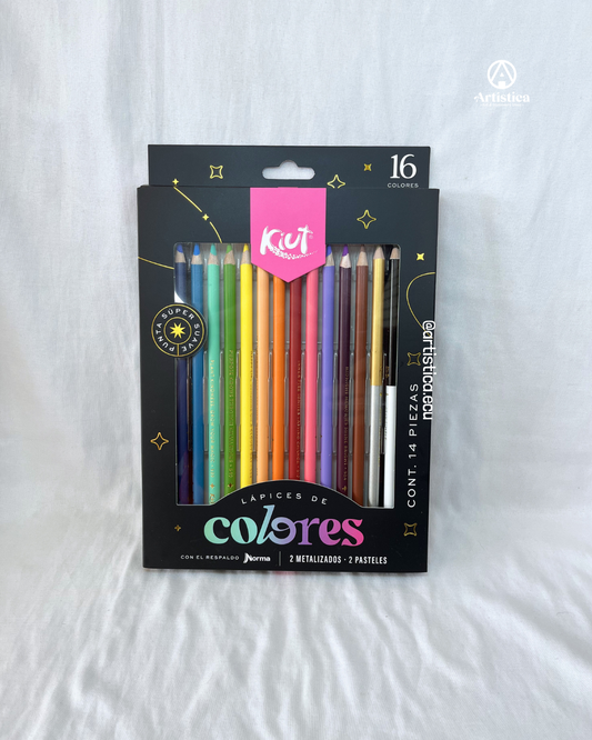 16 Colores estuche Kiut