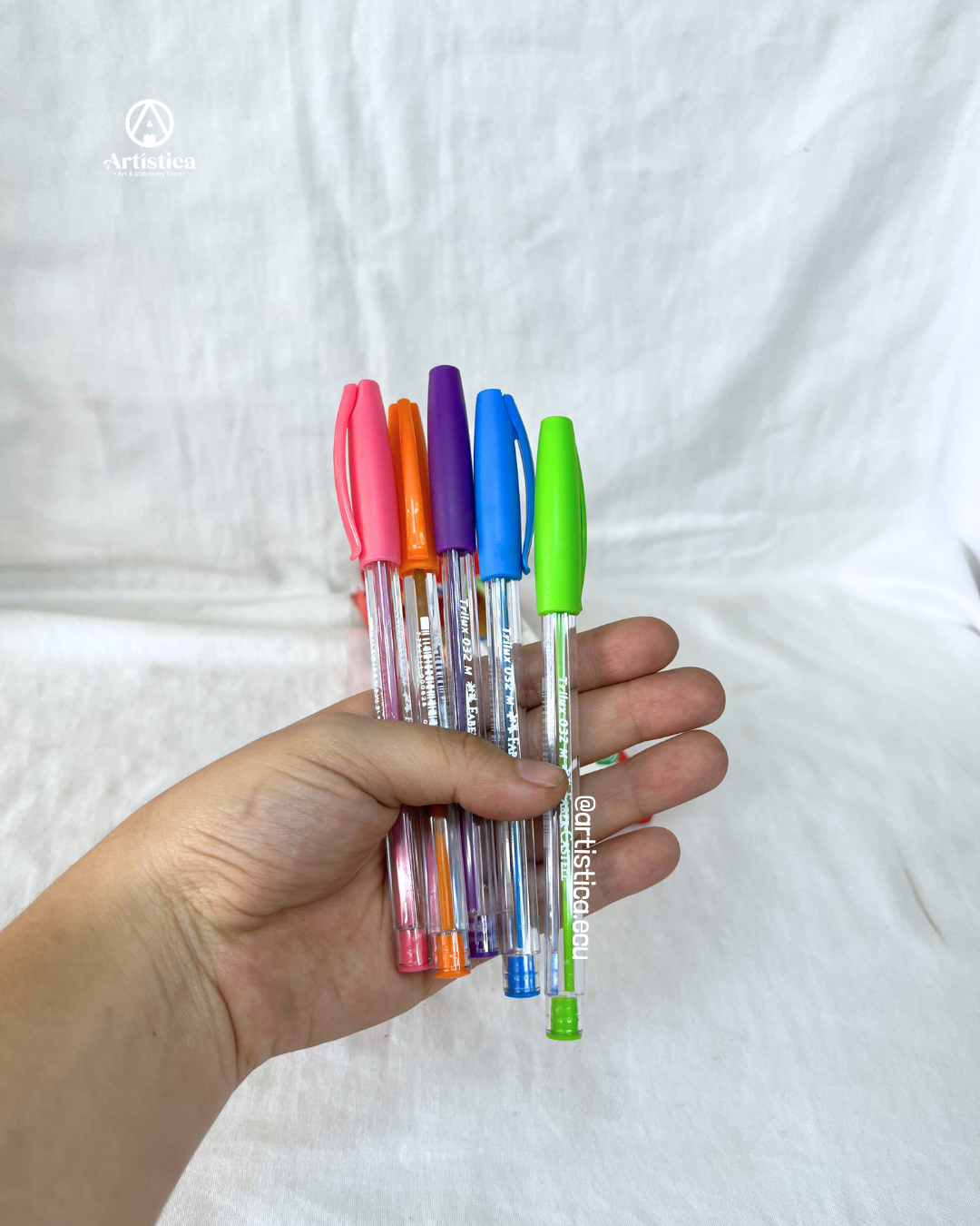 5 Bolígrafos de colores Faber Castell
