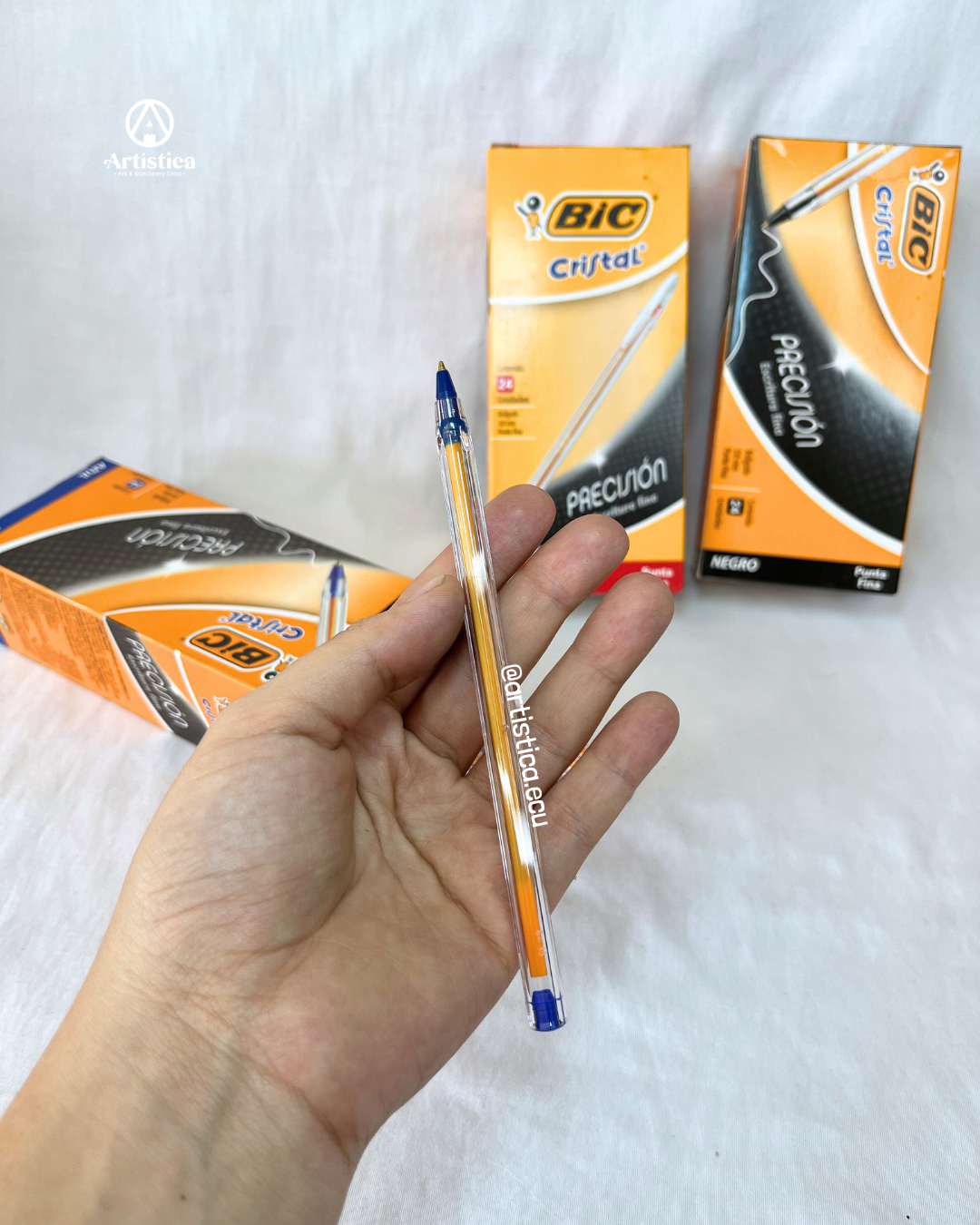 Caja x24 Bolígrafo punta fina Bic