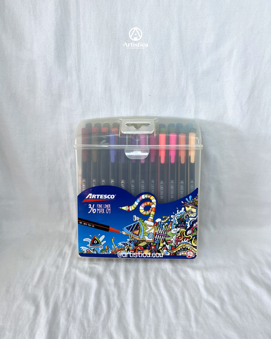 36 Marcadores punta fina Artesco