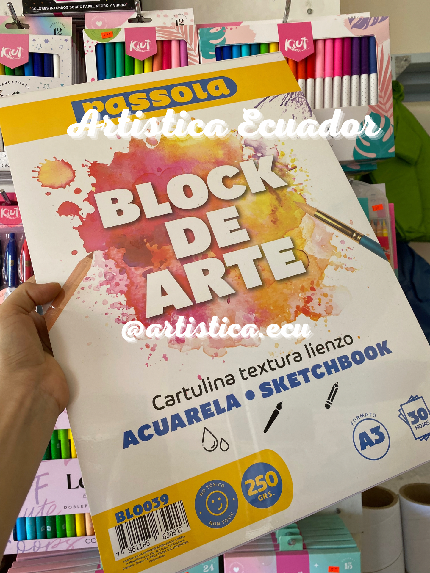 Block de arte A3