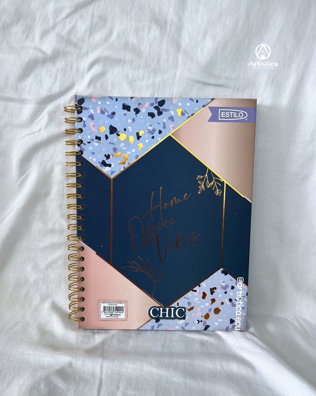 Cuaderno 200 cuadros pasta dura Twins Modelo 9