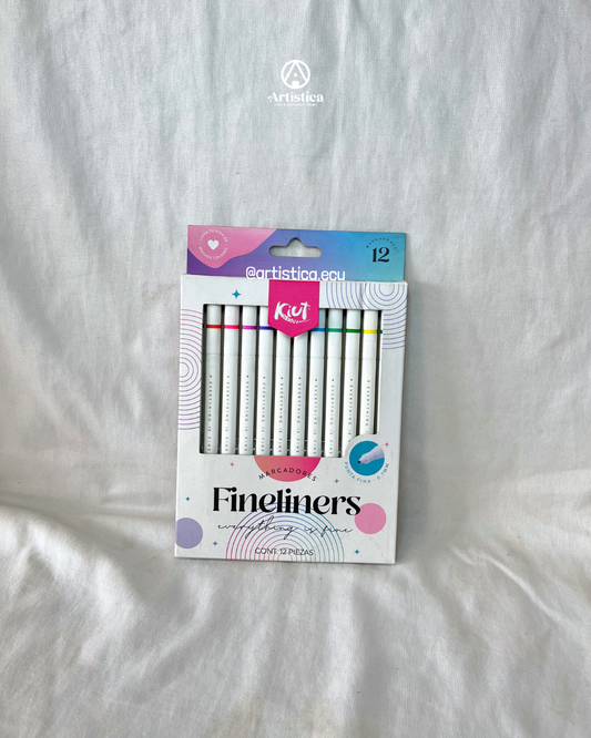 12 Marcadores punta fina Kiut