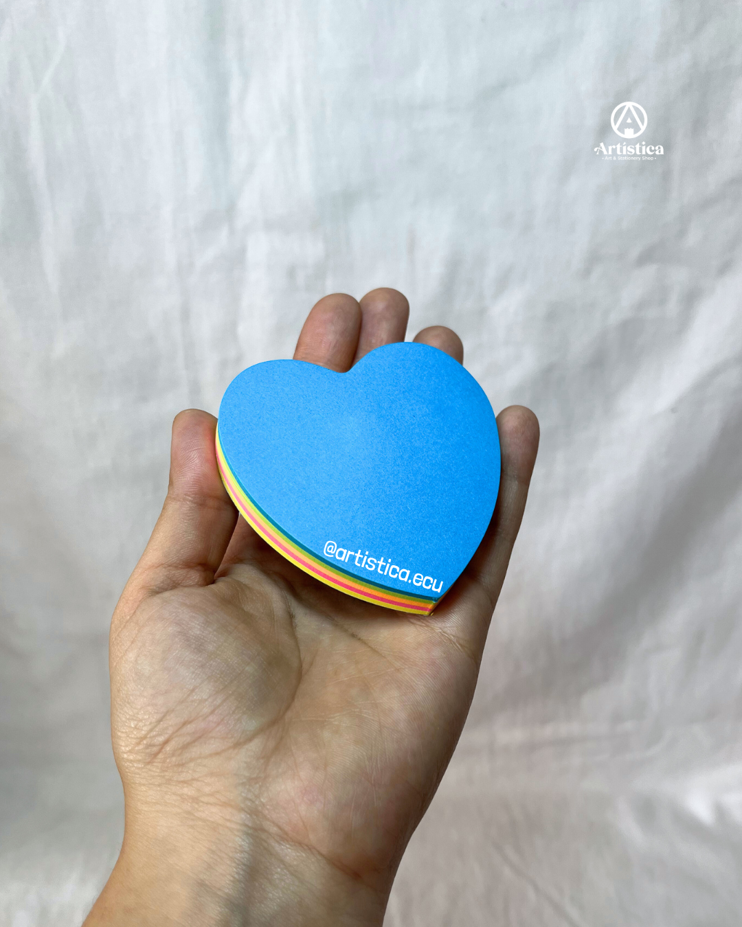 Notitas adhesivas en forma