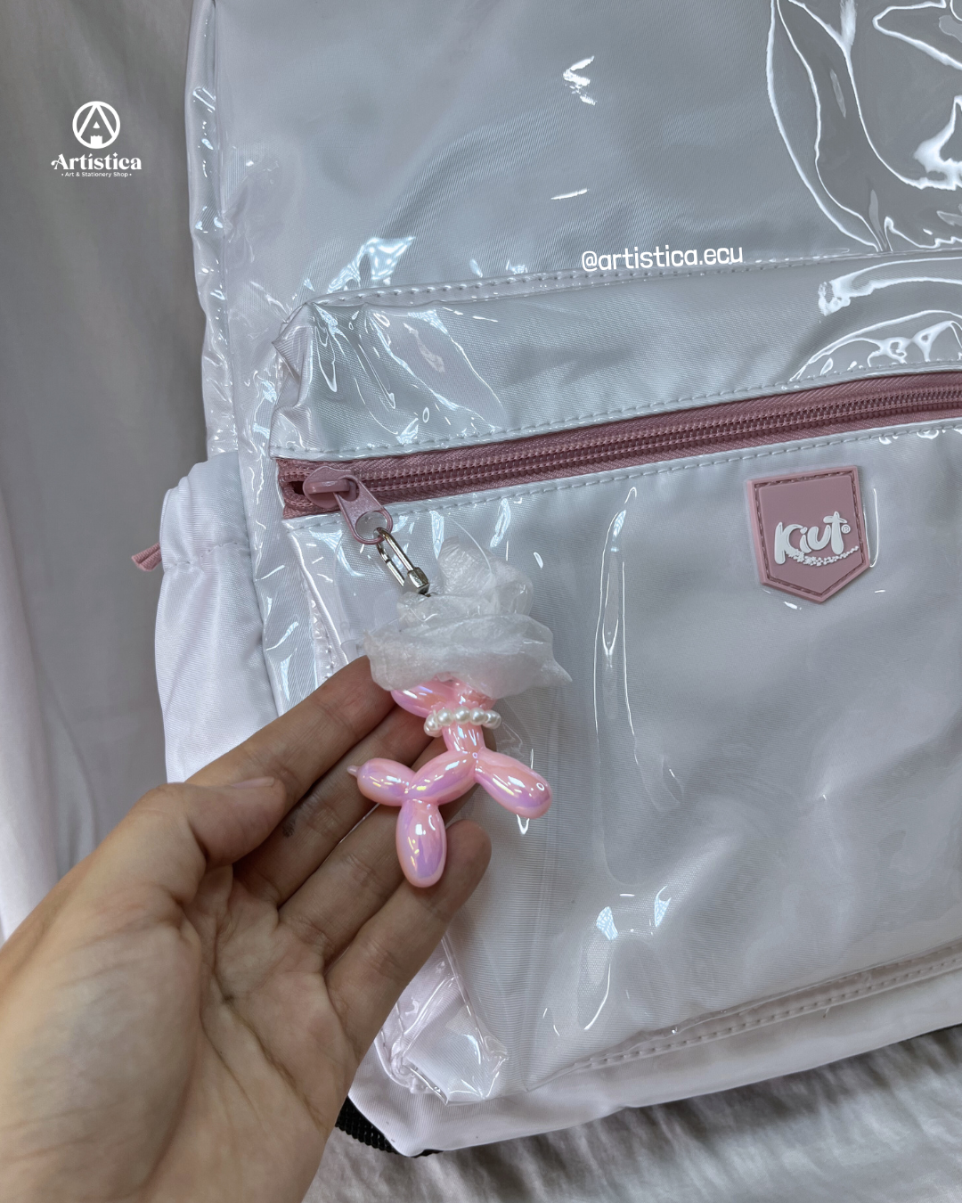 Mochila Rosa Vainilla Kiut