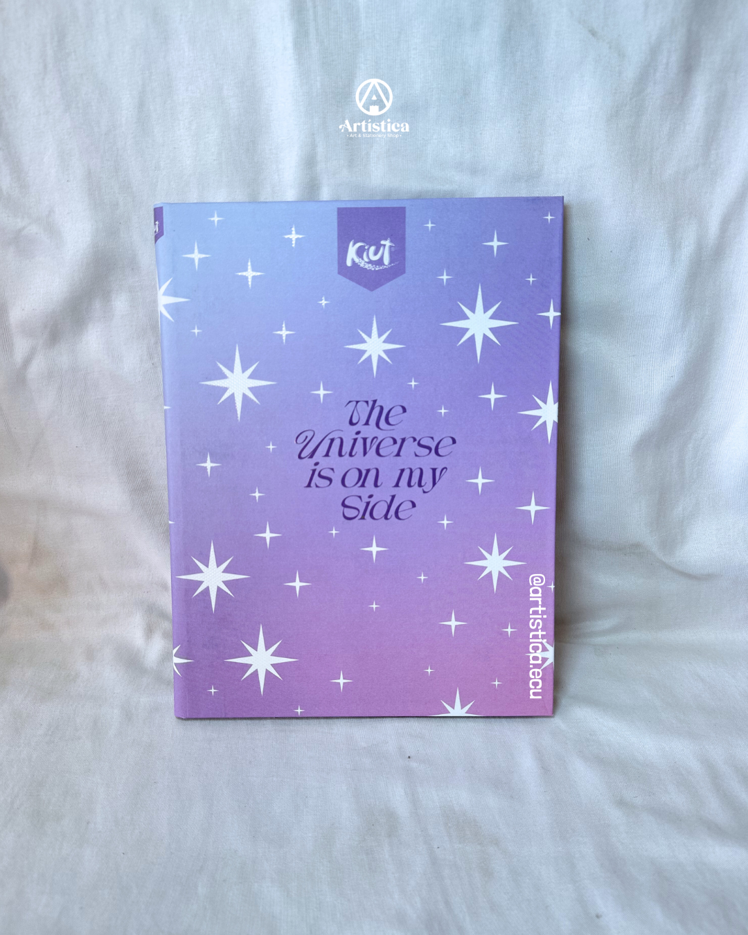 Cuaderno cosido pasta dura cuadros Kiut