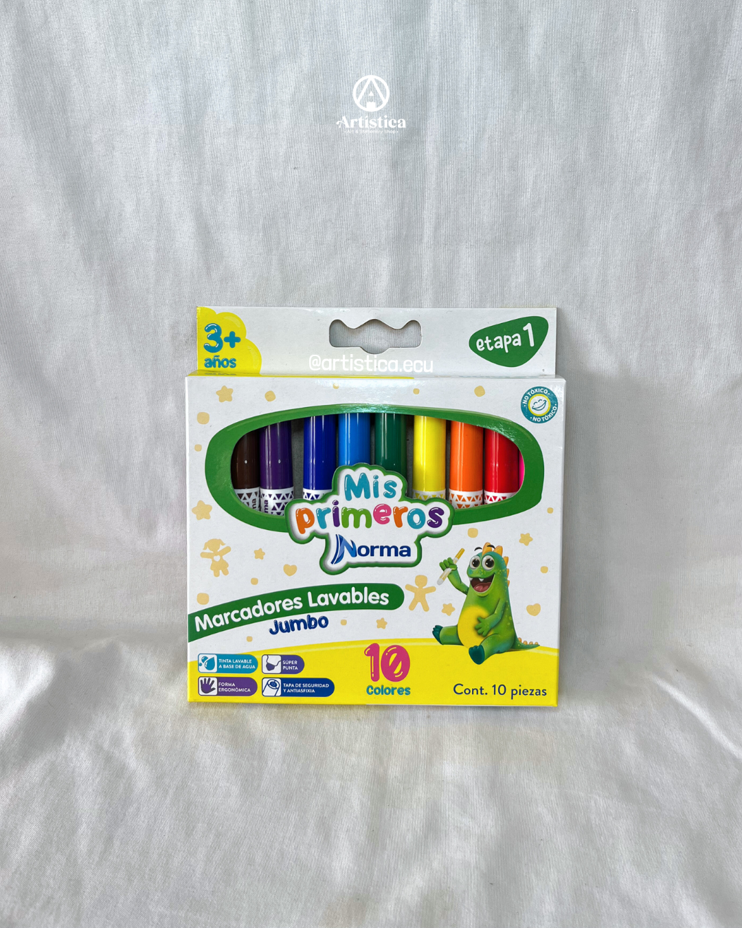 10 Marcadores Jumbo Norma