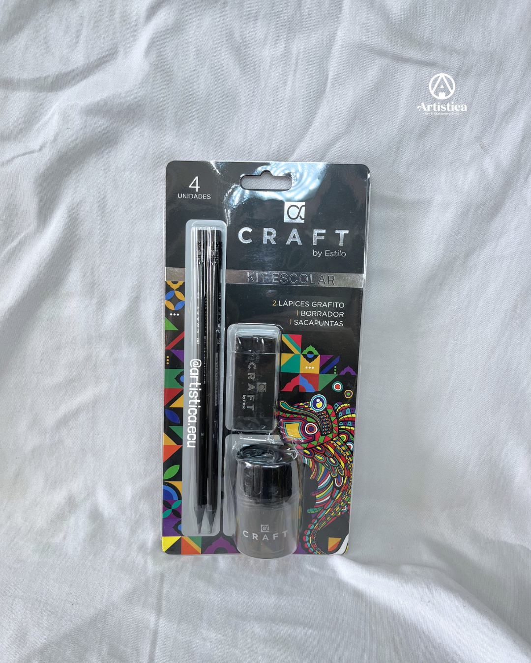 Kit x4 escolar Craft