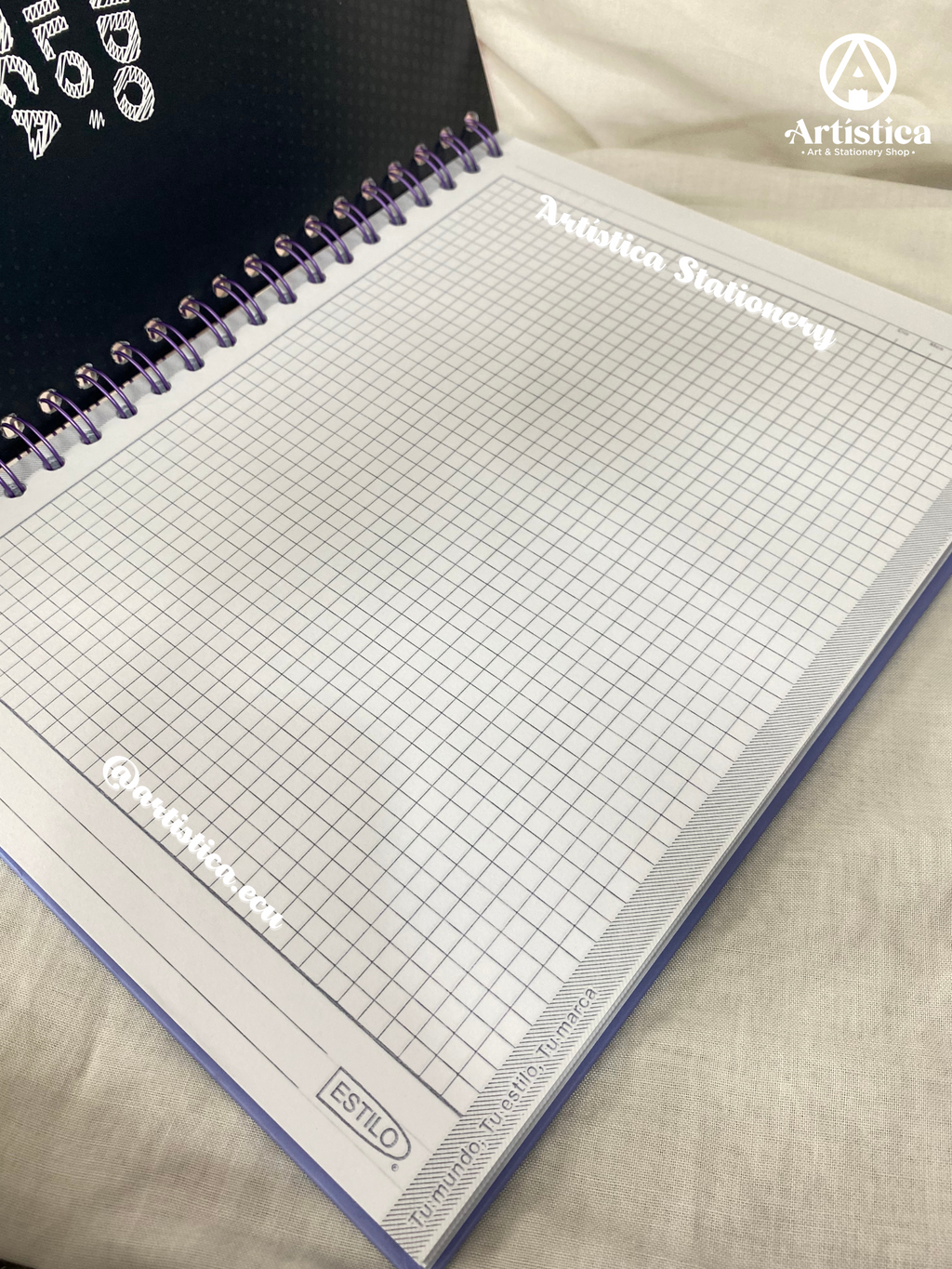 Cuadernos pasta dura a cuadros 100 hojas Kuromi