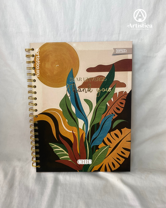 Cuaderno 200 hojas cuadros pasta dura Twins Modelo 2
