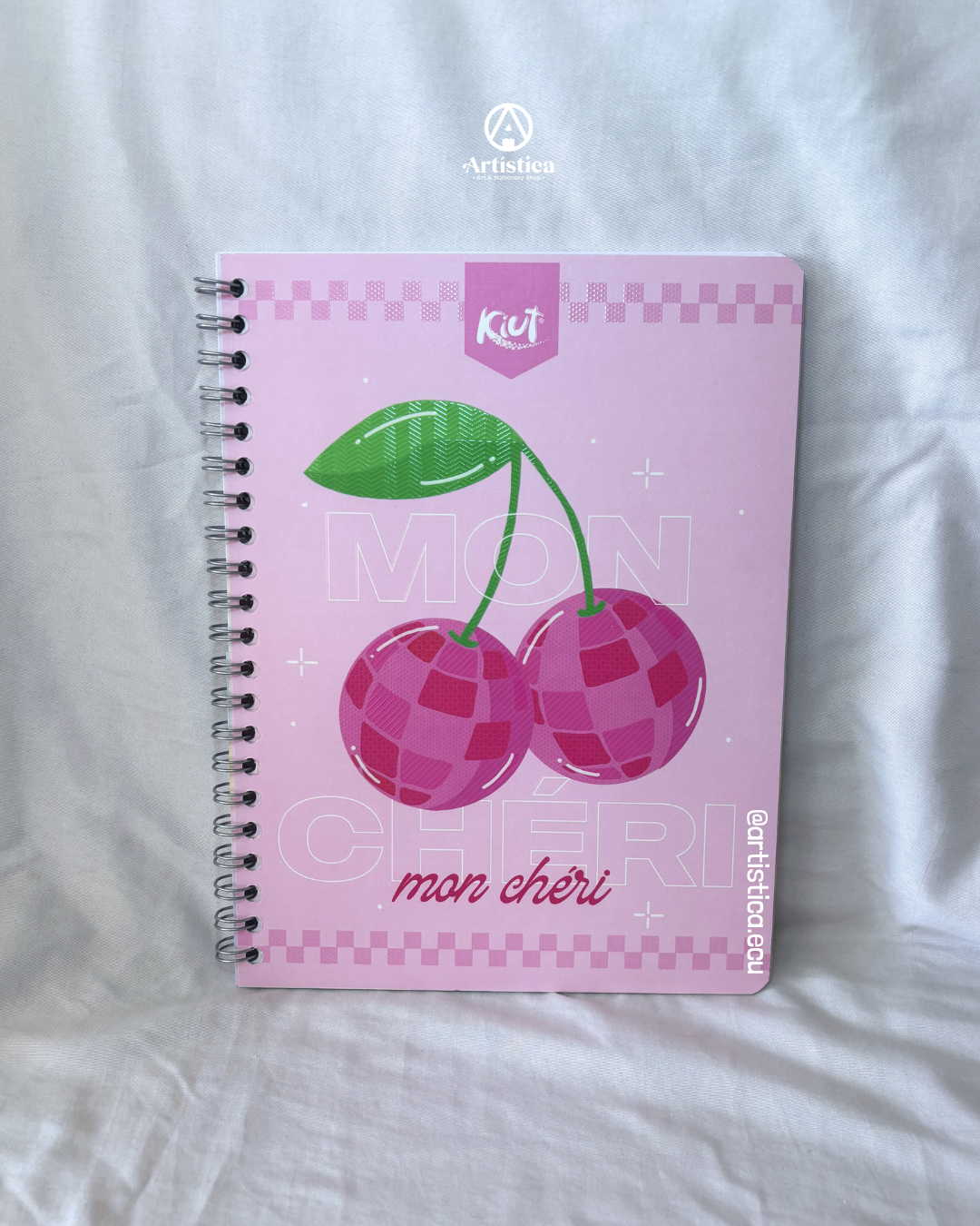 Cuaderno pasta flexible cuadros Kiut