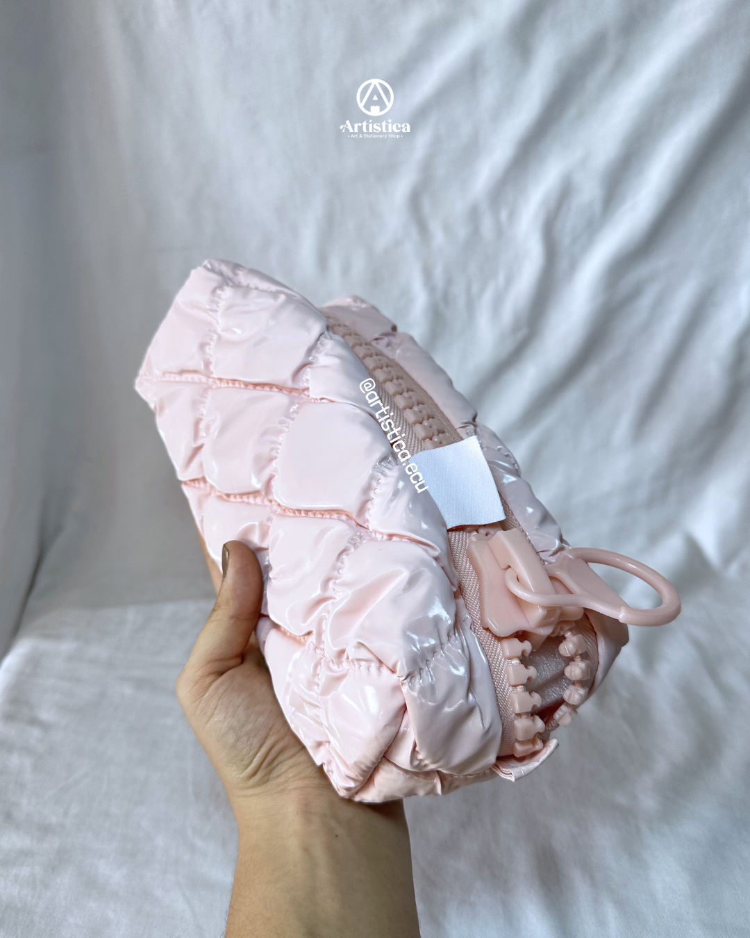 Cartuchera Posh tono pastel