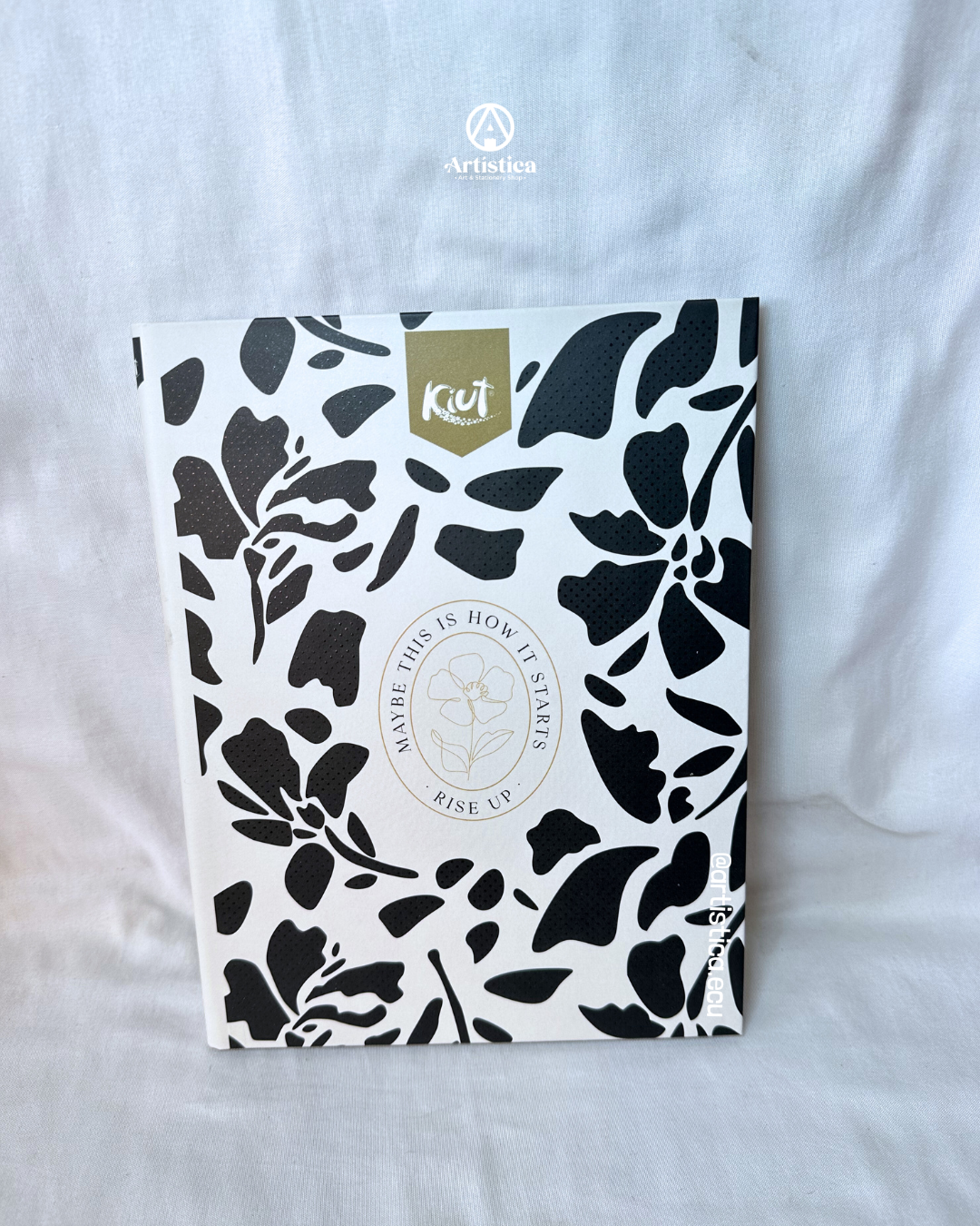 Cuaderno cosido pasta dura cuadros Kiut