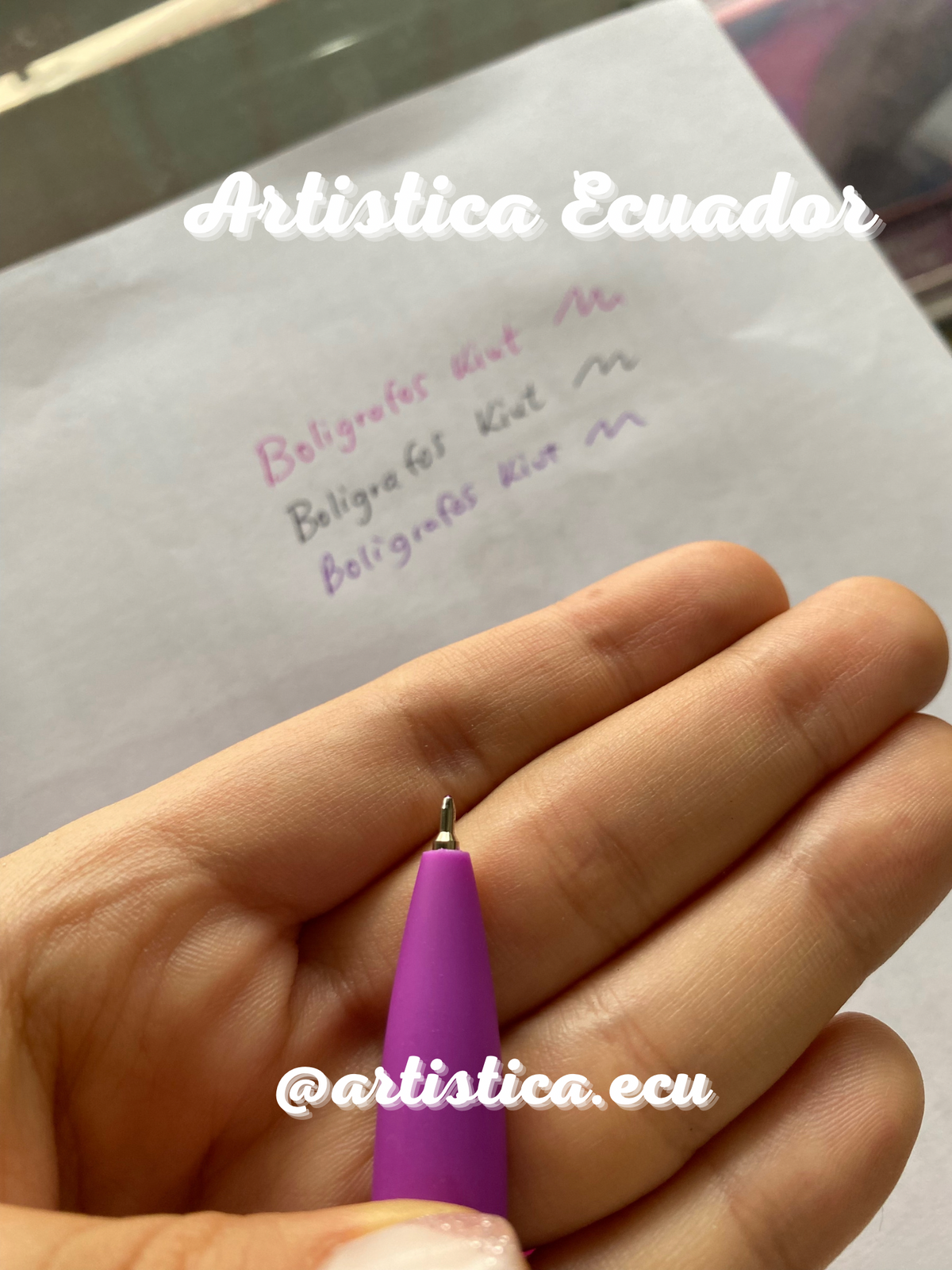 8 Bolígrafos Kiut