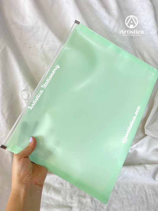 Carpeta Ziploc tonos pastel