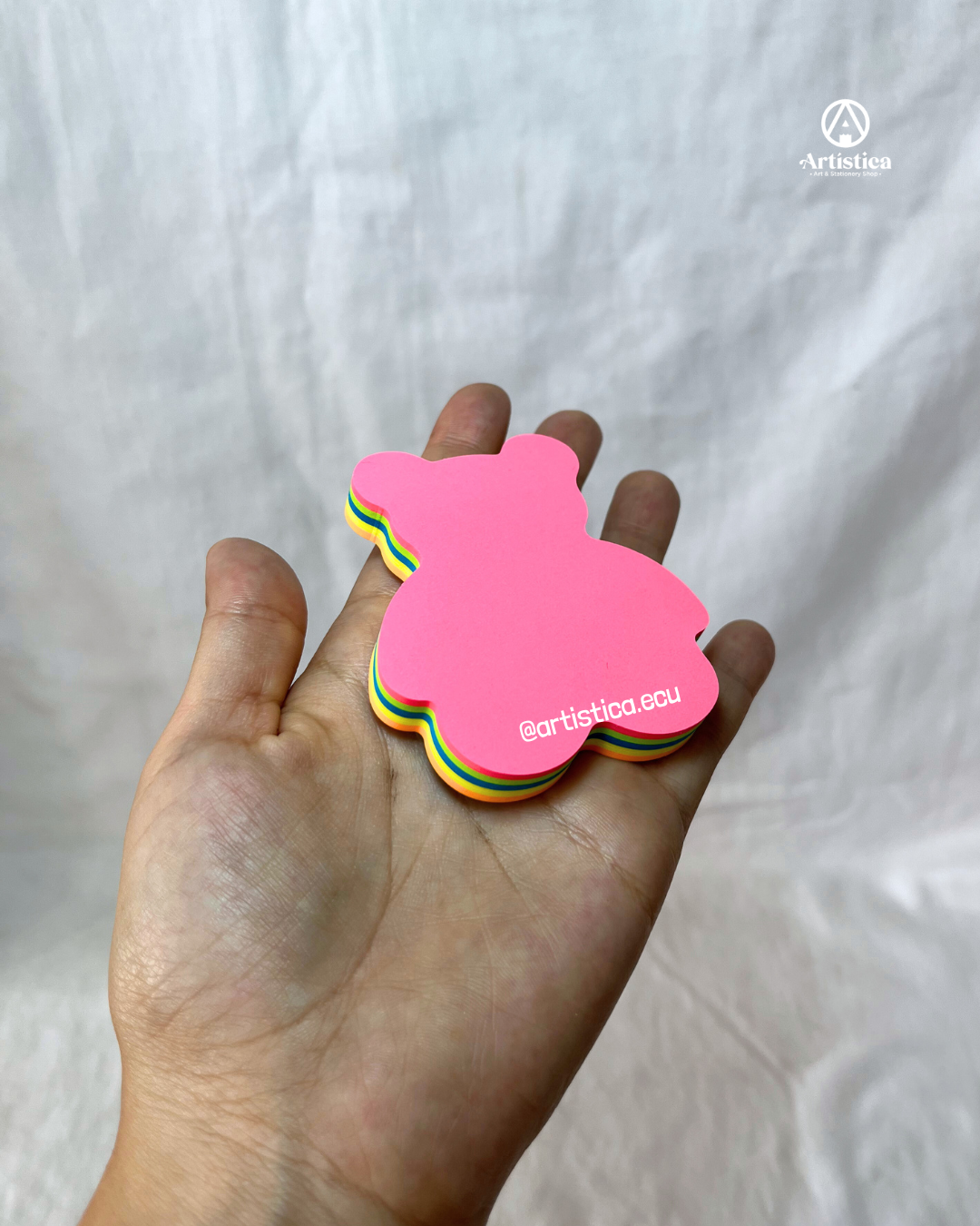 Notitas adhesivas en forma