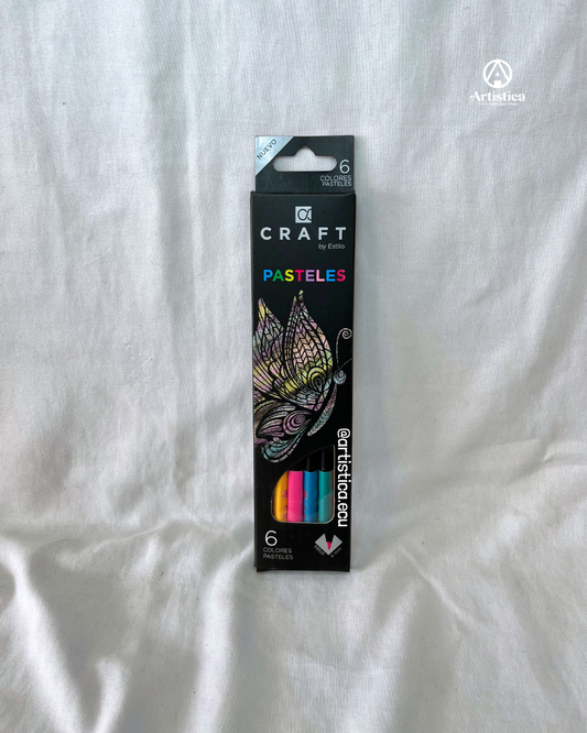6 Colores tonos pasteles Craft