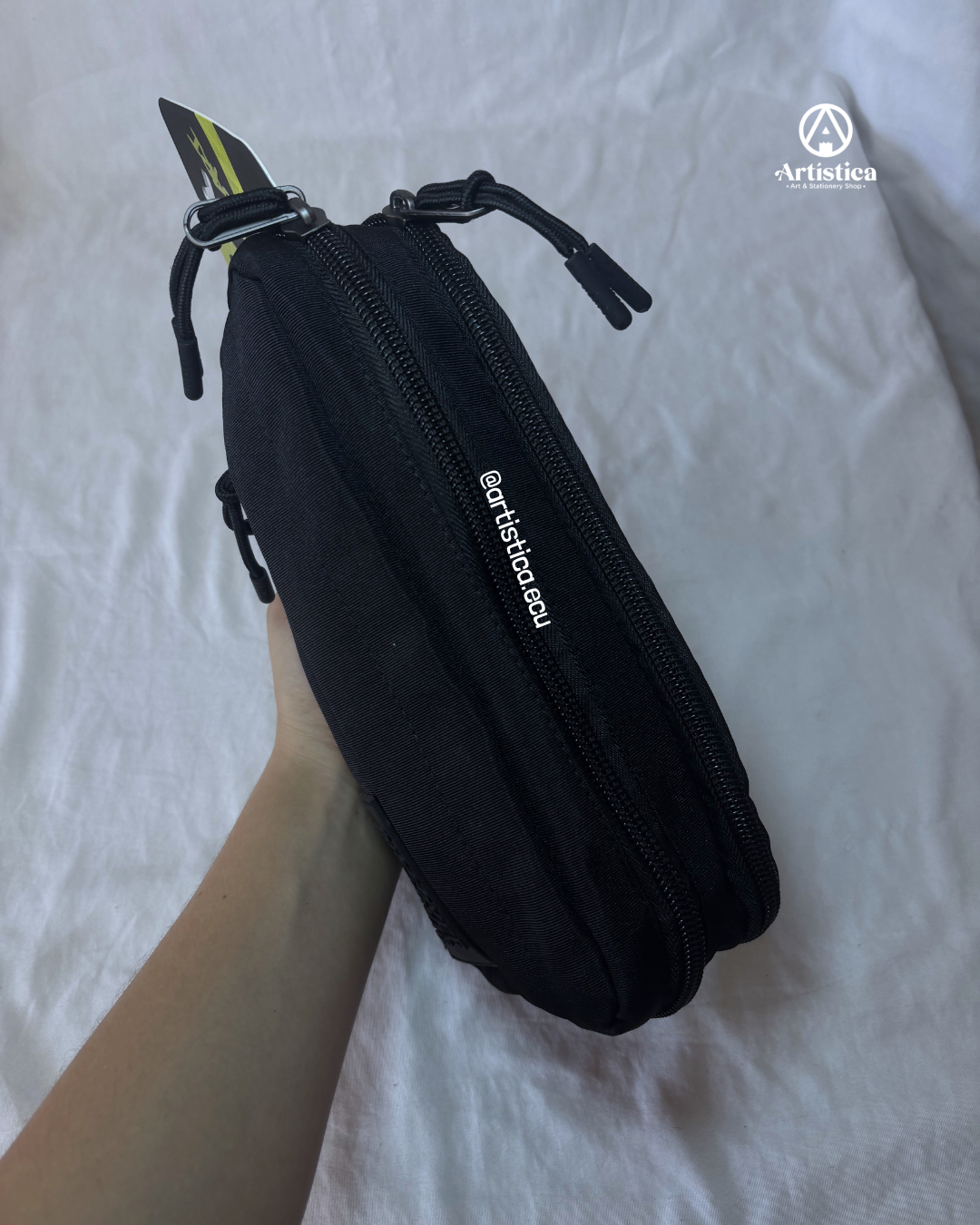 Cartuchera triple negra Vasari