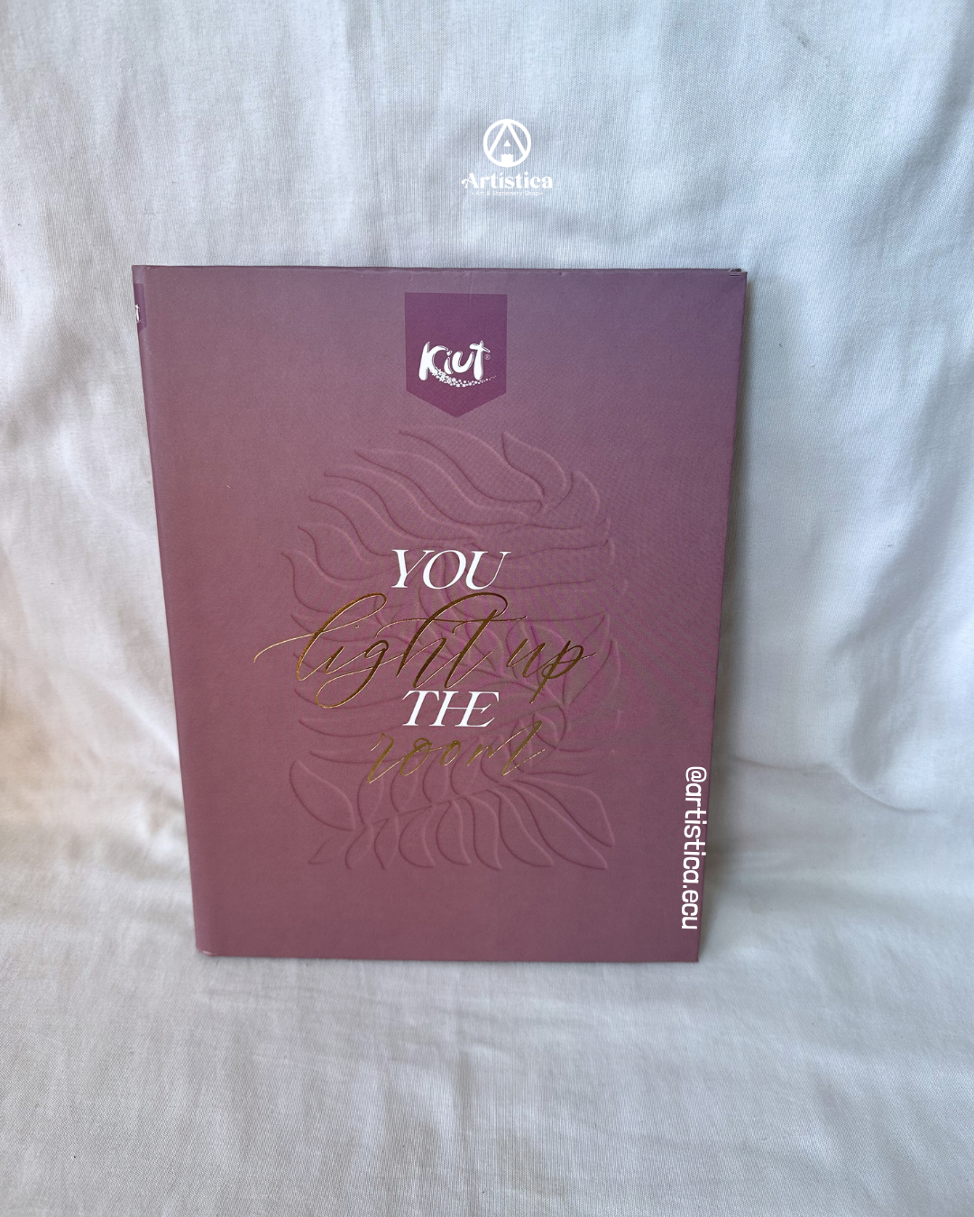 Cuaderno cosido pasta dura cuadros Kiut