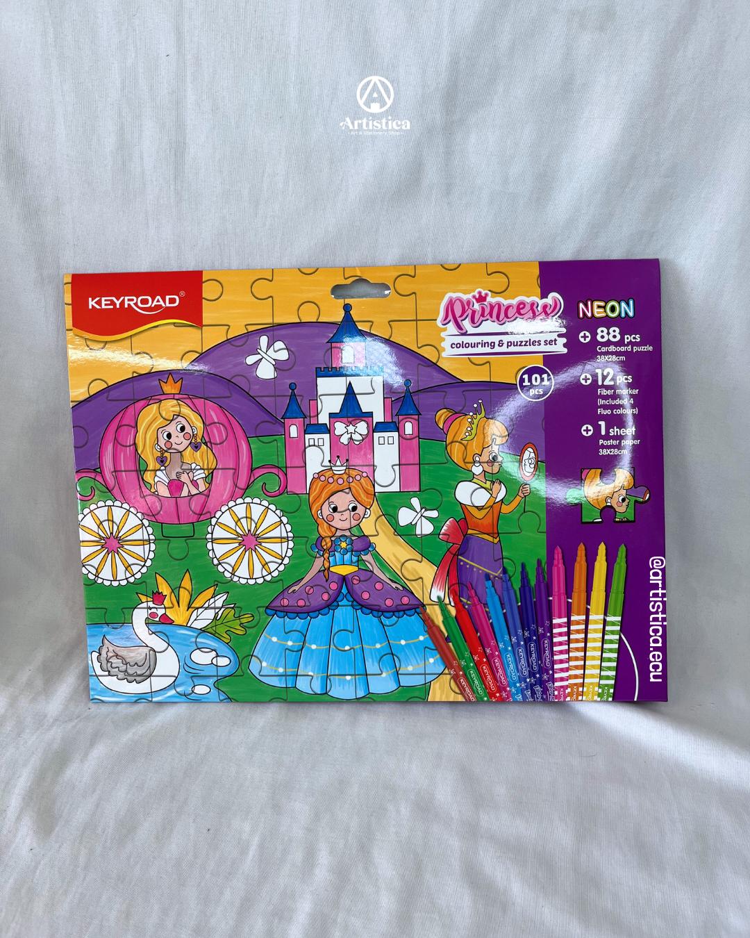 Kit Colouring  rompecabezas Princesa Keyroad