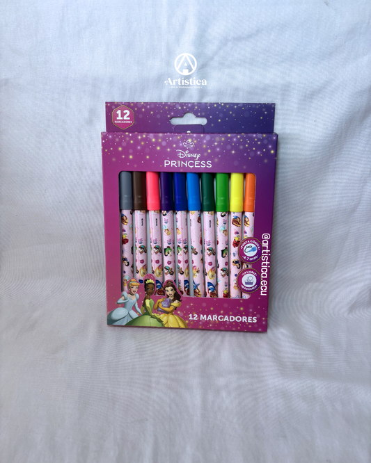 12 Marcadores Princess
