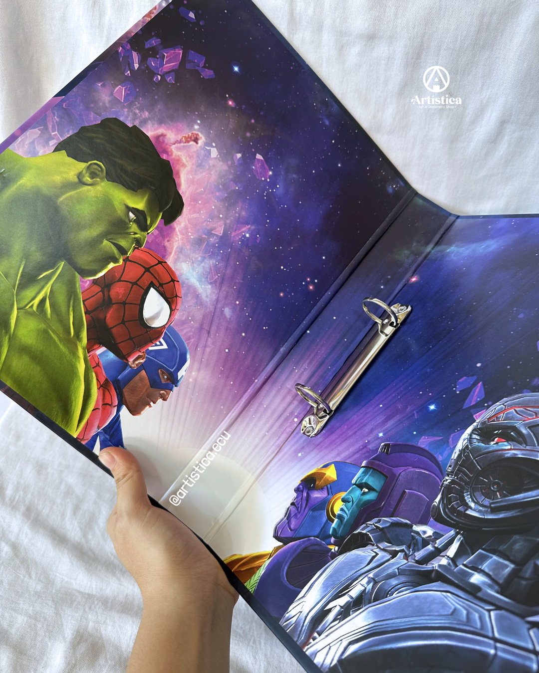 Carpeta 2 argollas Marvel