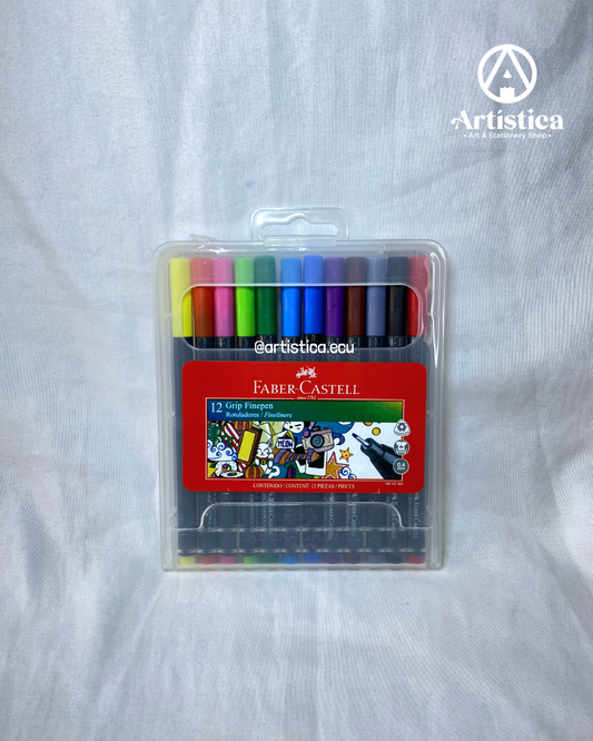 12 Marcadores punta fina Faber Castell
