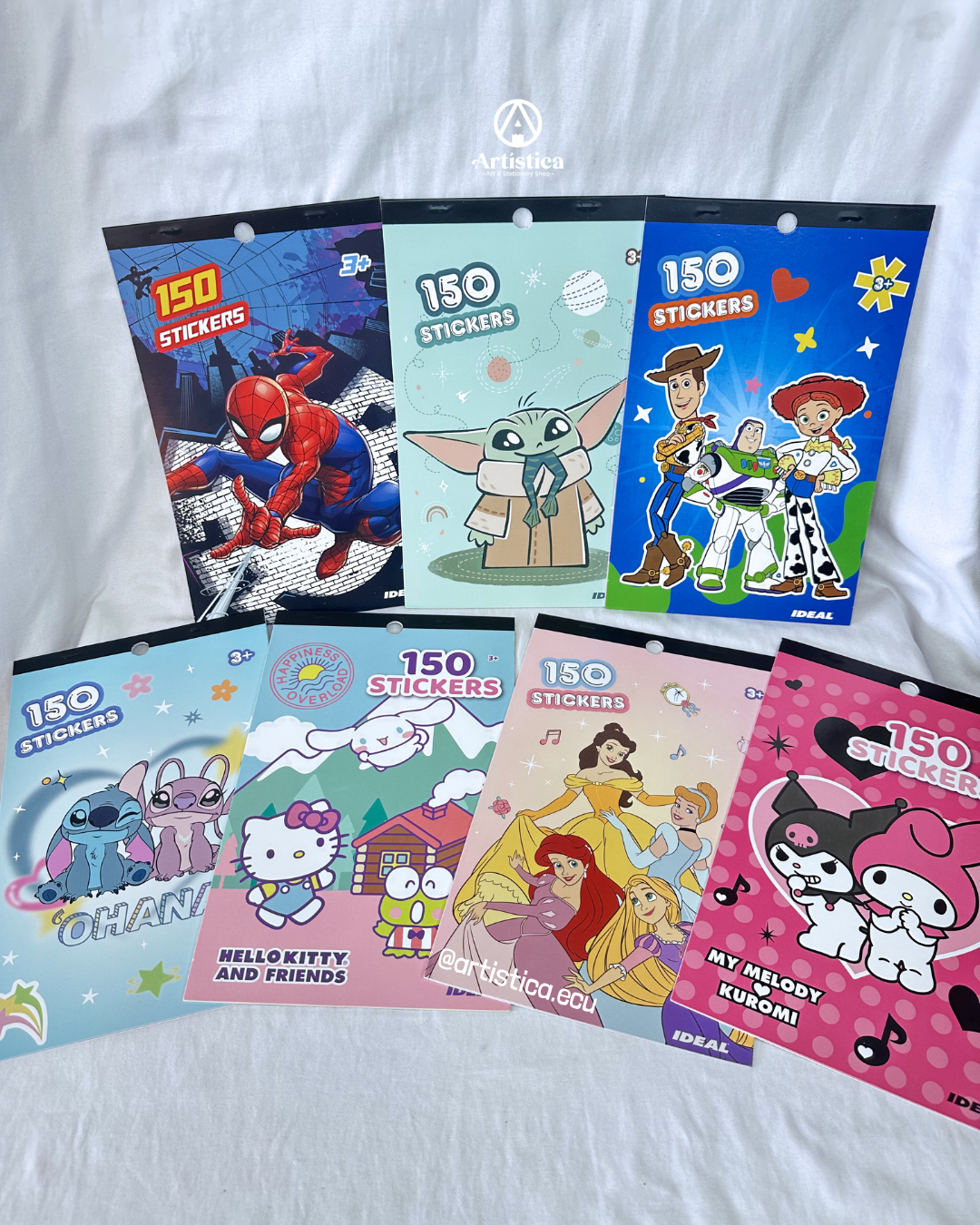 150 Stickers infantiles – Artística Stationery