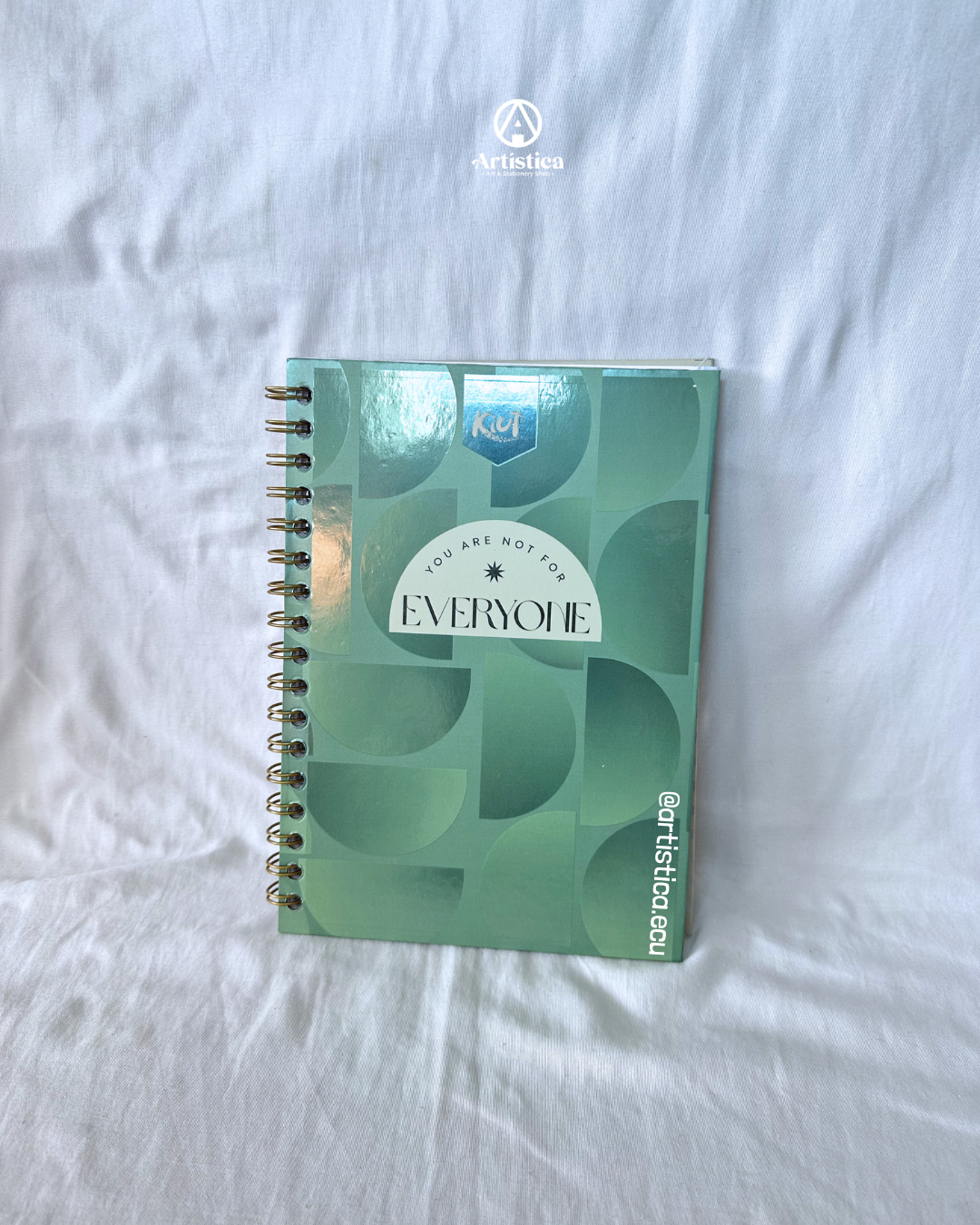 Cuaderno A5 pasta dura a cuadros Kiut