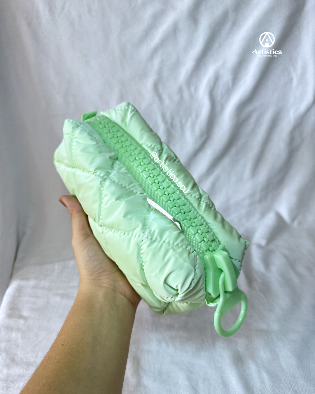 Cartuchera Posh tono pastel