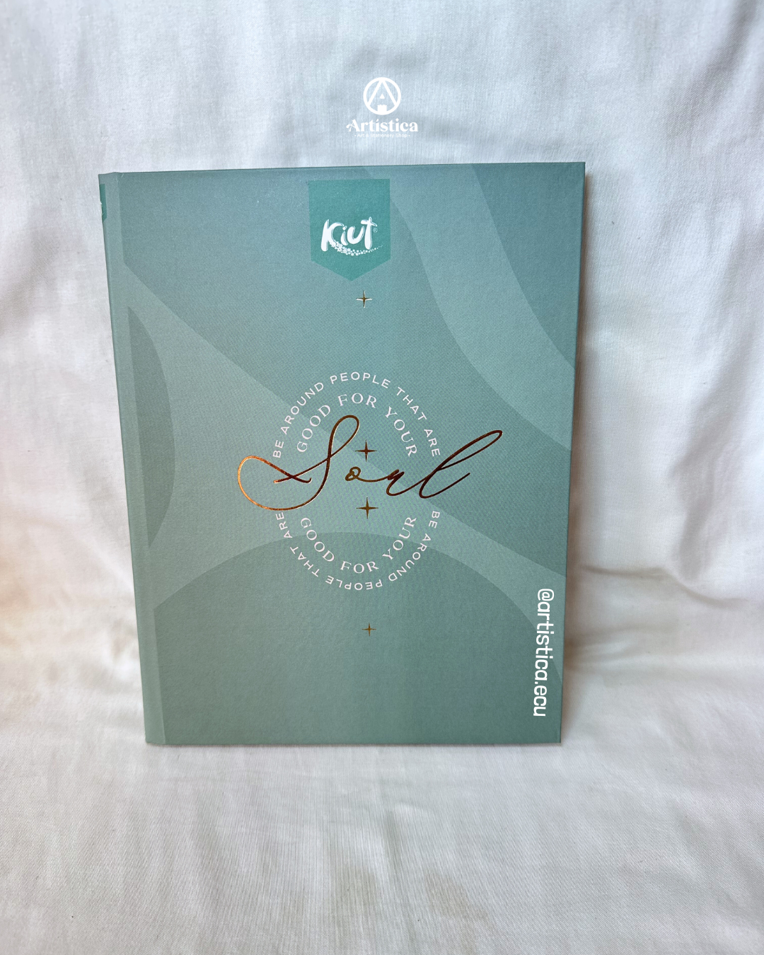 Cuaderno cosido pasta dura cuadros Kiut