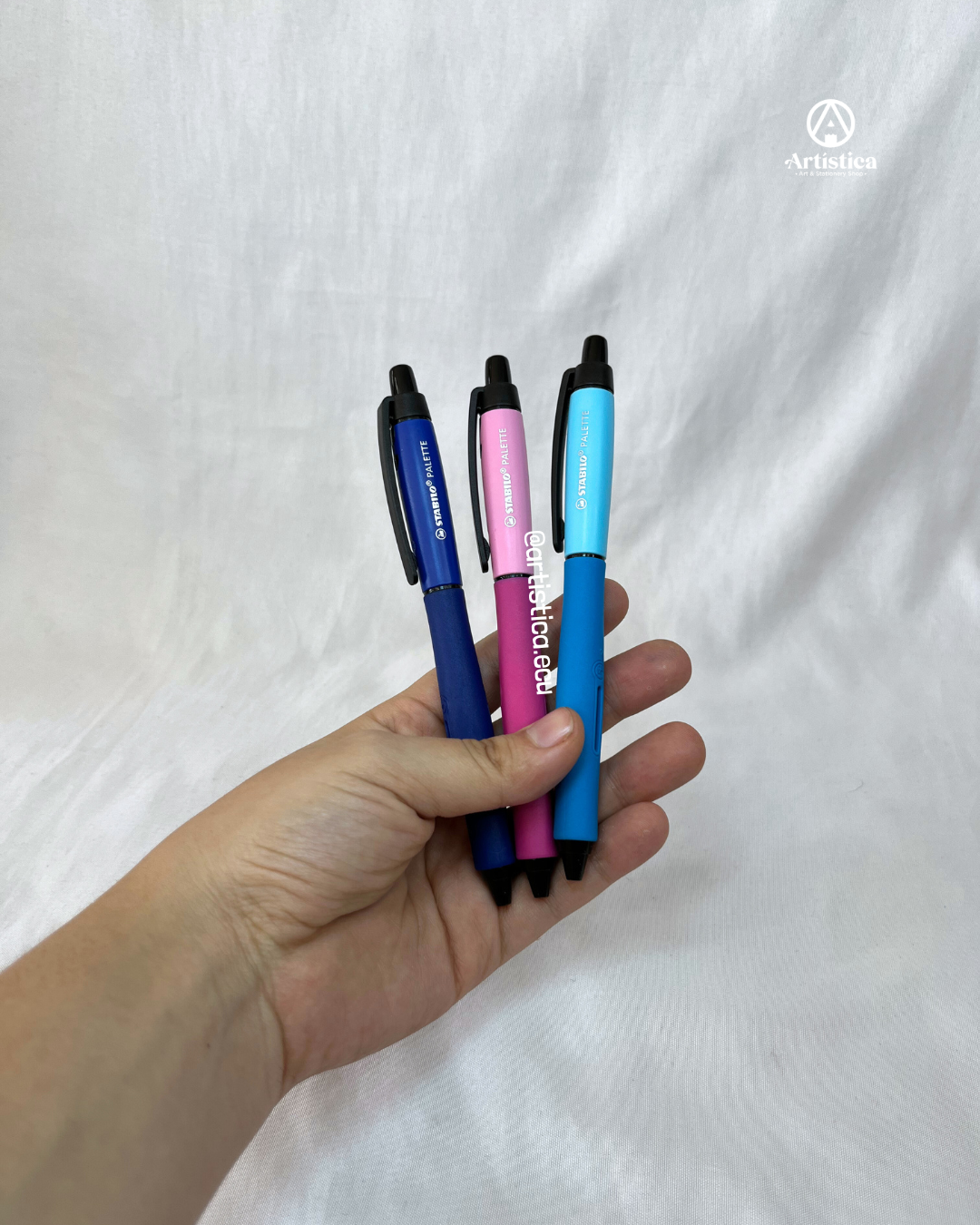 Bolígrafo en gel azul Palette Stabilo