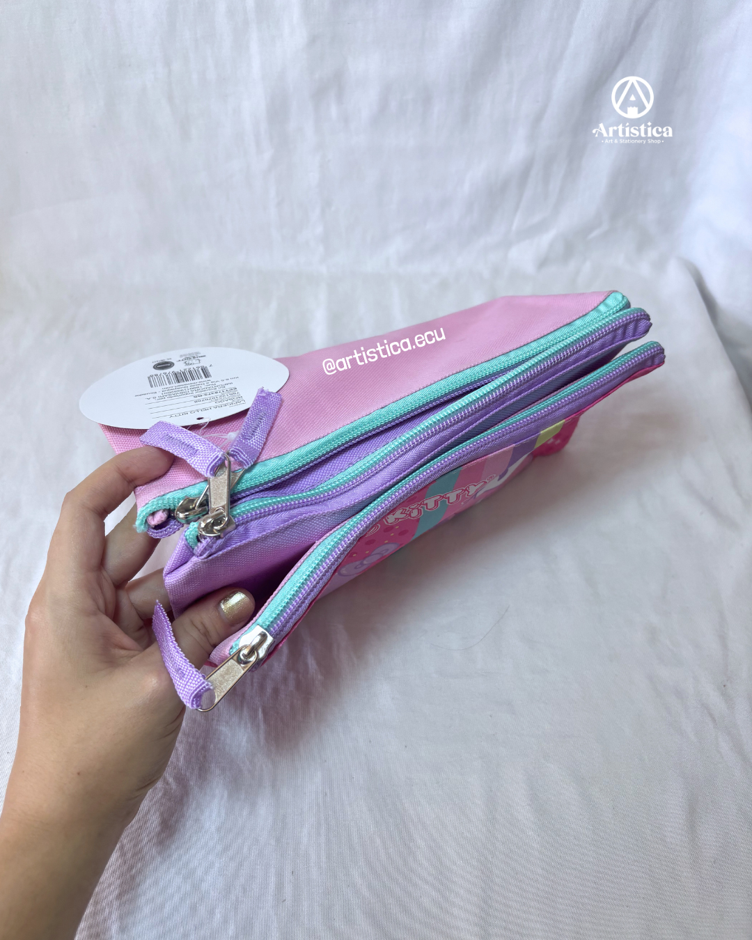 Cartuchera triple Hello kitty