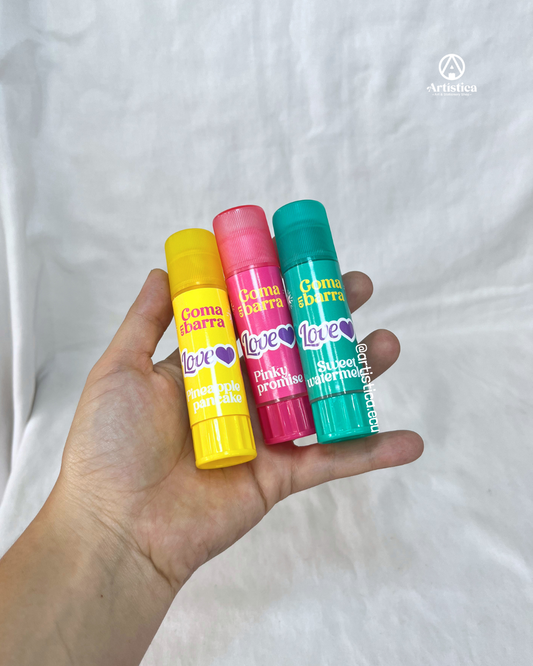 Goma en barra 15gr con aroma Love