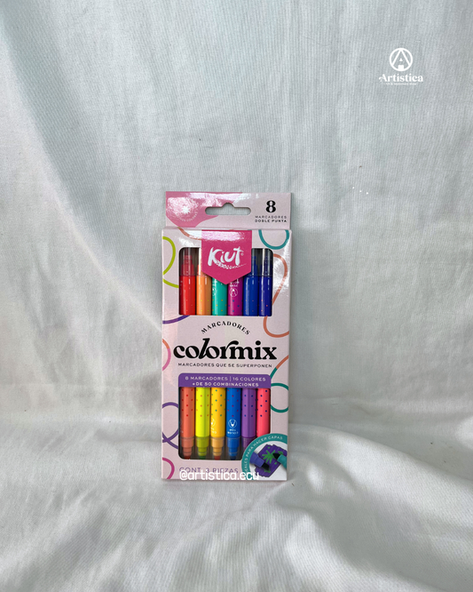 8 Marcadores coloresmix