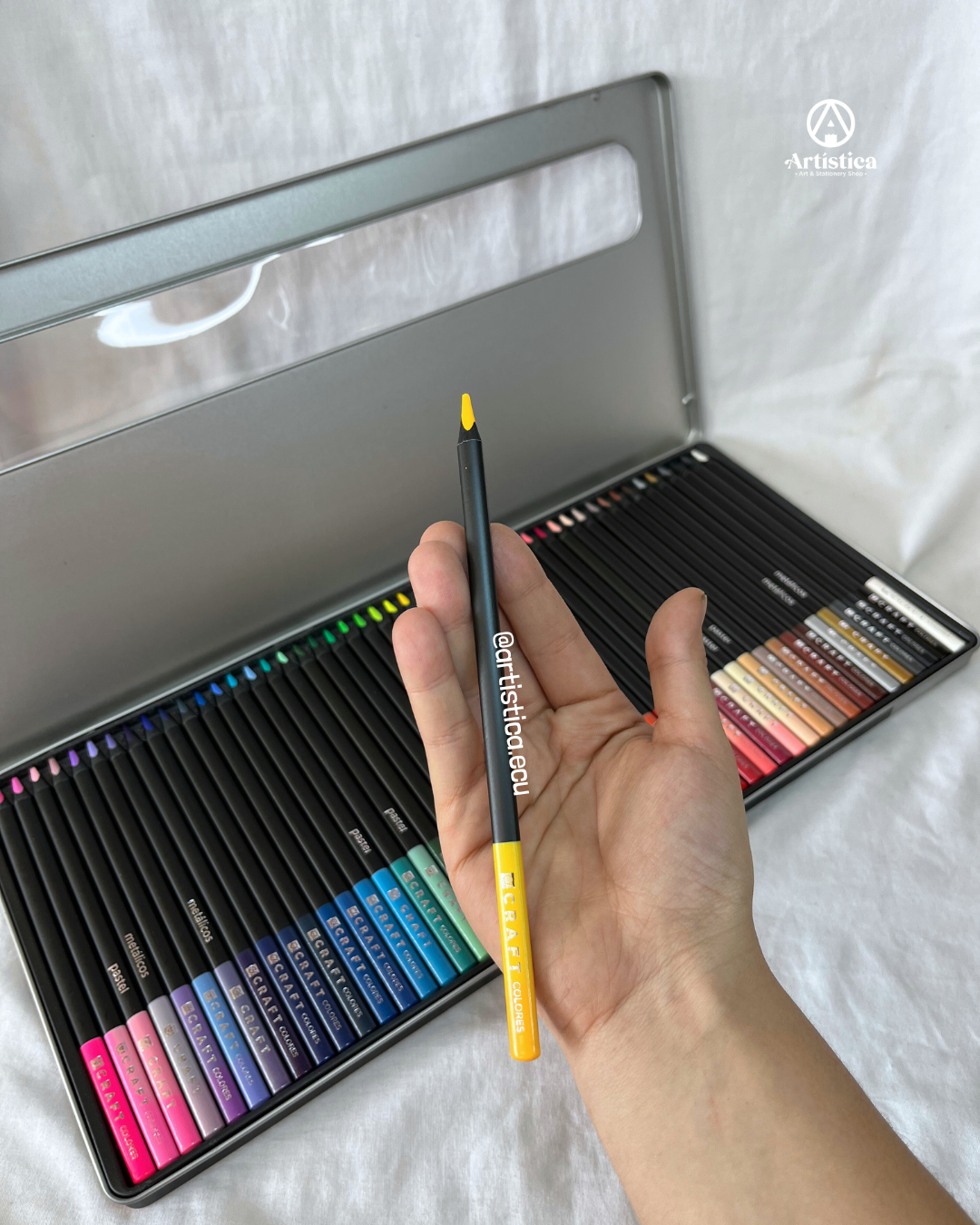 48 Colores Craft caja metalica