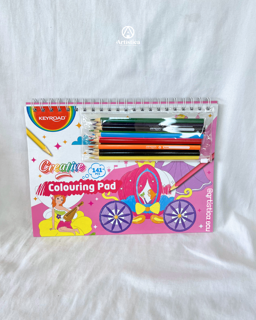 Kit Colouring Princesa Keyroad